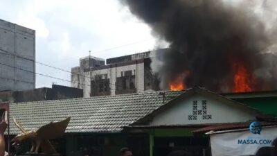 Gudang Sepeda Toko Sumber Jaya di Lubuklinggau Dilalap Api, Belasan Sepeda Hangus!