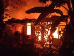 Kebakaran Asrama TNI AD Ajen di Sekojo Palembang, 12 Rumah Hangus Terbakar