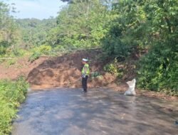Jalan Poros Empat Lawang Lumpuh Total! Longsor Tutup Akses Menuju Kecamatan Pendopo