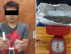 Wiraswasta di Empat Lawang Digrebek Polisi Saat Transaksi Ganja di Bengkel Motor