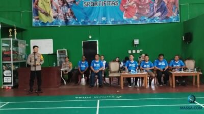 Turnamen Badminton Kapolres Cup 2024 di Kabupaten Empat Lawang Resmi Dibuka