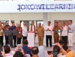 Jokowi Resmikan Gedung Jokowi Learning Centre di SMA Kebangsaan Lampung Selatan