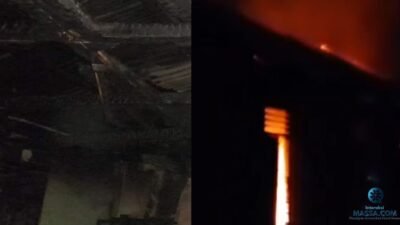 Kebakaran Melalap Rumah di Tebing Tinggi Empat Lawang, Kerugian Capai Ratusan Juta