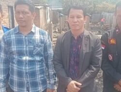 Wakil Ketua DPRD Empat Lawang Kunjungi Korban Kebakaran di Desa Kota Gading