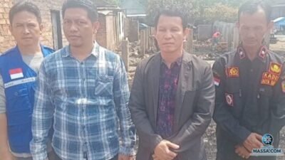 Wakil Ketua DPRD Empat Lawang Kunjungi Korban Kebakaran di Desa Kota Gading