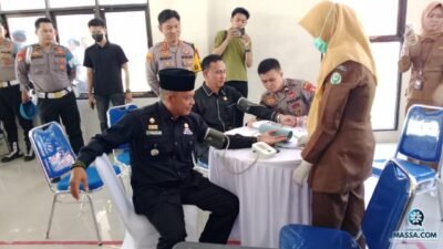 Peringati HUT ke-73 Humas Polri, Polres Empat Lawang Gelar Donor Darah