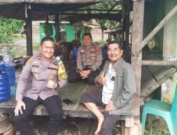 Kapolsek Talang Ubi Sambangi Tokoh Masyarakat untuk Jaga Kamtibmas Kondusif