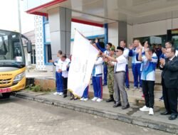 Joncik Muhammad Lepas Ratusan Atltet untuk Berlaga di Porprov Sumatra Selatan 2025