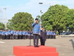 Bupati Joncik Pimpin Apel Hari Perhubungan Nasional 2025