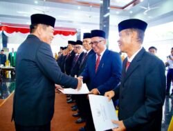 Bupati Muba Lantik Sejumlah Pejabat Pimpinan Tinggi dan Fungsional