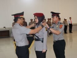 Kapolres Ogan Ilir Pimpin Upacara Pelantikan Kasat Res PPA dan PPO Polres ogan Ilir