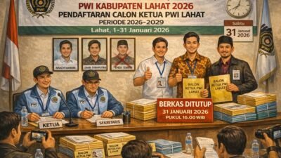 Tiga Kandidat Maju Konfercab PWI Lahat 2026