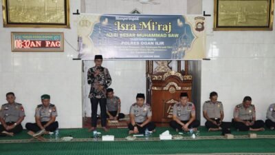 Polres Ogan Ilir Peringati Isra Mi’raj Nabi Muhammad SAW 1447 H, Ajak Personel Meneladani Ajaran Nabi Muhammad SAW dalam Pelaksanaan Tugas