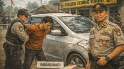 Polsek Tebing Tinggi Amankan Terduga Pencuri Mobil
