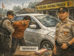 Polsek Tebing Tinggi Amankan Terduga Pencuri Mobil
