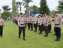 Dalam Rangka Mewujudkan Keamanan, Ketertiban dan Kelancaran Lalu lintas : Wakapolres Pimpin Apel Operasi Keselamatan Musi 2026