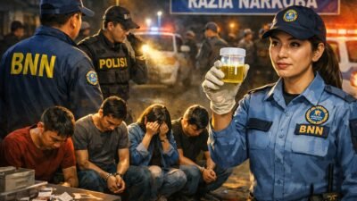 Lima Warga Prabumulih Positif Narkoba Saat Razia Gabungan