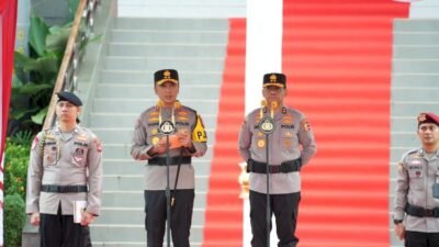 Serah Terima Pataka Kapolda Sumsel Penuh Haru
