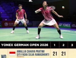 Tren Positif Fadia/Tiwi, Tumbangkan Unggulan Ke-2 Taiwan