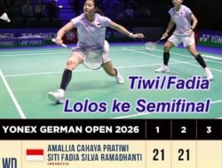 Peluang Juara Terbuka, Fadia/Tiwi Melesat Semifinal Jerman Open 2026