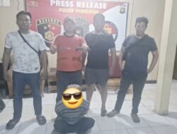 Kedapatan Membawa Sajam Pria di Desa Mekar Jaya Pemulutan Diringkus Polisi