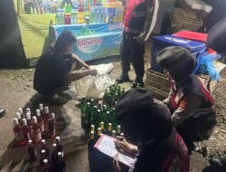 Operasi Pekat Musi 2026, Polda Sumsel Sita 523 Botol Miras di Palembang