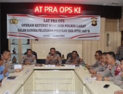 Polres Lahat Gelar Lat Pra Ops Ketupat Musi