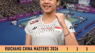 Hempaskan Tuan Rumah, Putri Berdarahkan Bali Melaju ke R16 China Master