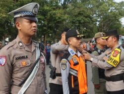 Polres Lahat Gelar Pasukan Ops Ketupat Musi, Pastikan Kamtibmas Kondusif Selama Arus Mudik Hingga Arus Balik