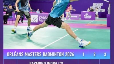 Solid, Ke-2 Ganda Putra Indonesia Lolos R16 Orlean Master 2026