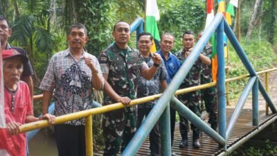 Kodim 0406 Lubuklinggau Bangun 3 Jembatan Sekaligus