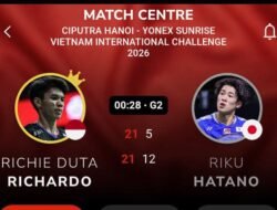 Menang Telak Atas Jepang, Richi Duta Pastikan Tiket Semifinal VIC 2026