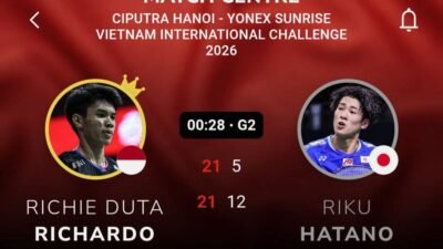 Menang Telak Atas Jepang, Richi Duta Pastikan Tiket Semifinal VIC 2026