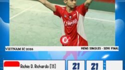 Tumbangkan Korea, Richi Duta Kunci Tiket Final VIC 2026