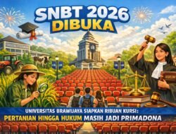 SNBT 2026 Dibuka, Universitas Brawijaya Siapkan Ribuan Kursi: Pertanian hingga Hukum Masih Jadi Primadona