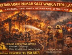 Kebakaran Dini Hari di Empat Lawang, Satu Rumah Ludes Diduga Korsleting Listrik