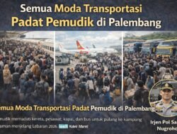 Arus Mudik Palembang Padati Semua Moda Transportasi
