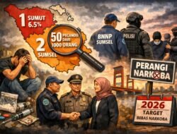 Pengguna Narkoba Sumsel Peringkat Dua di Sumatera