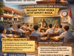 Pemerintah Tegaskan Sekolah Tatap Muka, Isu Belajar Daring Dibantah