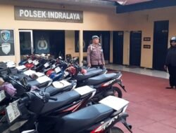 Khawatir Motor Tidak Aman Saat Ditinggal Mudik, Polsek Indralaya Sediakan Titip Motor Gratis