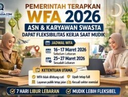 Info Penting Bagi ASN dan Karyawan Swasta, Sistem WFA, Catat Tanggal dan Jadwalnya!