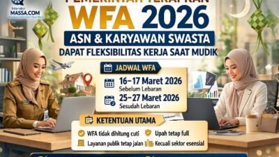 Info Penting Bagi ASN dan Karyawan Swasta, Sistem WFA, Catat Tanggal dan Jadwalnya!