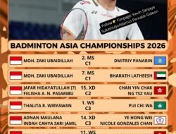 Indonesia Siap Tempur di Badminton Asia Championships 2026, Deretan Laga Panas Menanti