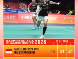Duel Tiga Game, Rachel/Febi Tundukkan Pasangan Chinese Taipei di BAC 2026