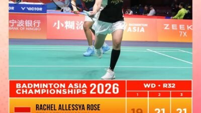 Duel Tiga Game, Rachel/Febi Tundukkan Pasangan Chinese Taipei di BAC 2026