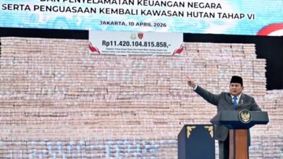 Viral! Presiden Saksikan Penyerahan Rp11,42 Triliun Hasil Penyelamatan Negara