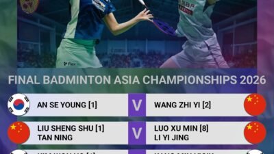 Final Badminton Asia Championships 2026: Tanpa Wakil Indonesia, Semangat Sportivitas Tetap Menggelora