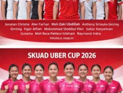 Ini Nama-Nama Atlit Resmi Indonesia untuk Thomas & Uber Cup 2026