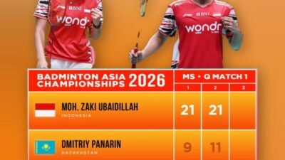 Spektakuler, Tunggal Putra dan Putri Indonesia Lolos Kualifikasi BAC 2026