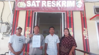 Kades Banjar Agung Laporkan Dugaan Percobaan Pembacokan oleh Warga ke Polres OKU Selatan